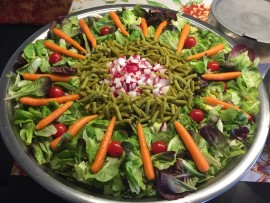 Party-Imbiss Salatplatte